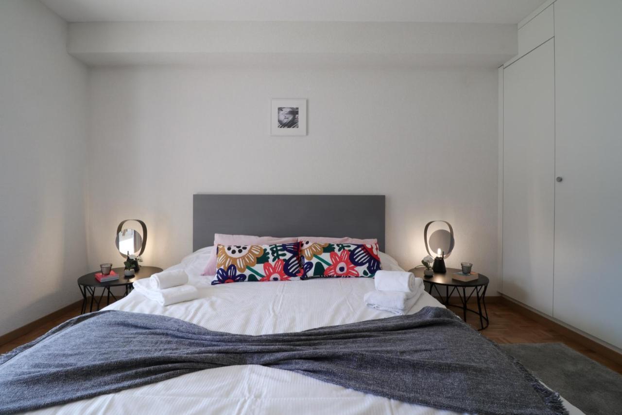 Modern Apartment Close To Martigny Train Station Exterior photo